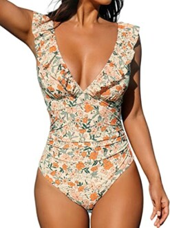CUPSHE Ruffled One Piece Swimsuit