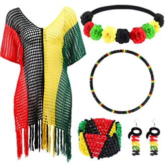 5 Pcs Jamaican Cover Ups