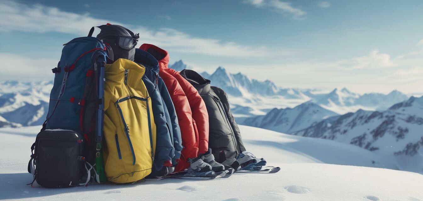 Skiing winter sports wear image