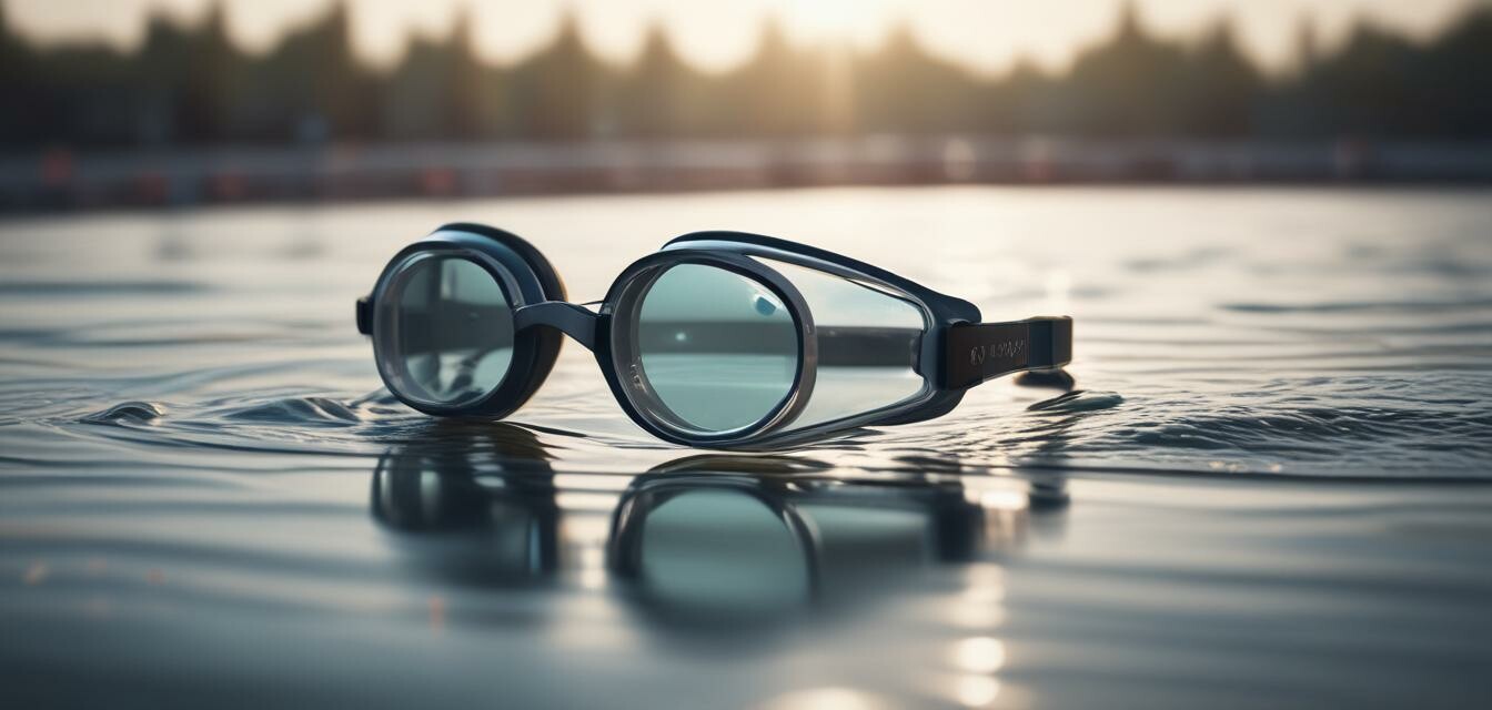 Swimming goggles with anti-fog lenses