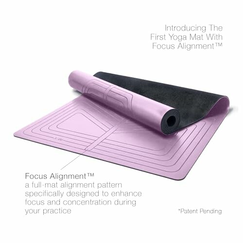 agoy Pro+ Warrior Yoga Mat - Focus Alignment Design